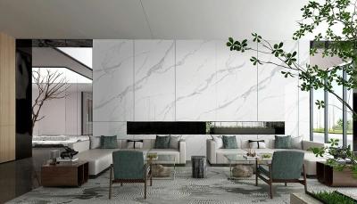 China Carrara Modern Tiles Indoor Wall Porcelain Glazed Polished Floor Tile For Project And Vintage Tiles 900x1800x9mm Rebuilding for sale