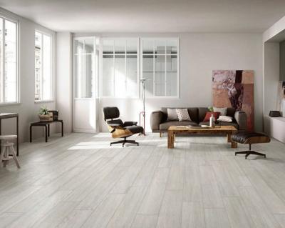 China 9.5m m Gray Wood Tiles ligero, tejas de madera al aire libre de la porcelana del efecto del SGS 200x1200m m en venta