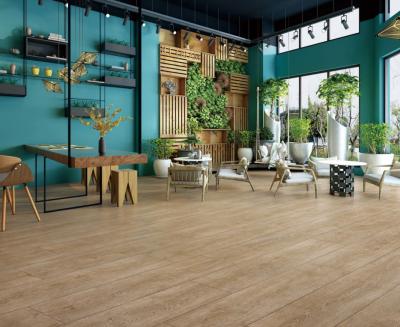 China 250x1500mm 36Kgs/Box Wooden Porcelain Tiles Beige Cream Oak Tree 9.5mm Thick for sale