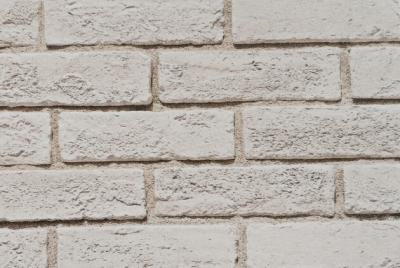 China SGS Witte Faux Art Veneer Cultured Stone Brick 60x200mm Te koop