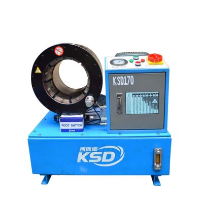 China Construction Material Stores 4 KSD Pipe Crimper Economical 6inch Air Damper Crimping Machine for sale