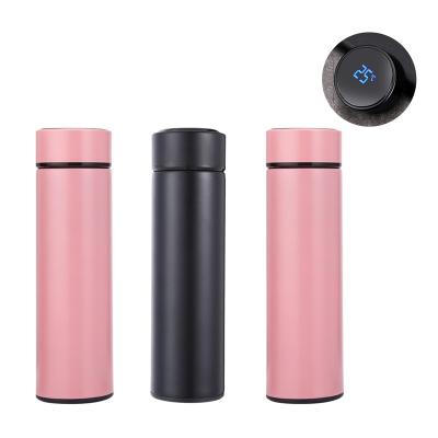 China Business Custom Stainless Steel Vacuum Smart Thermos Smart Water Bottle With Temperature Display for sale