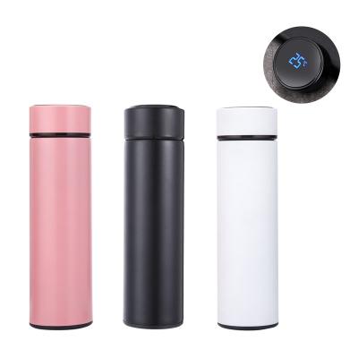 China 2020 Smart Business New Product Ideas Private Label Stainless Steel LED Water Bottle With Temperature Display for sale