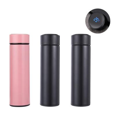 China Business Flasks and Thermoses Double Wall Thermoses Vacuum Led Thermo Flask Touch Display Water Cup Bottle Smart Temperature for sale