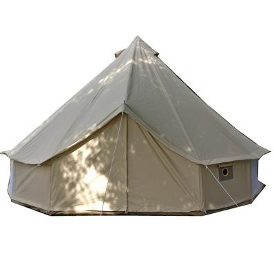 China Hot Sale Large Space Portable Outdoor Party Wedding Glamping 3m Dome Camping Waterproof Luxury Bell Tent for sale