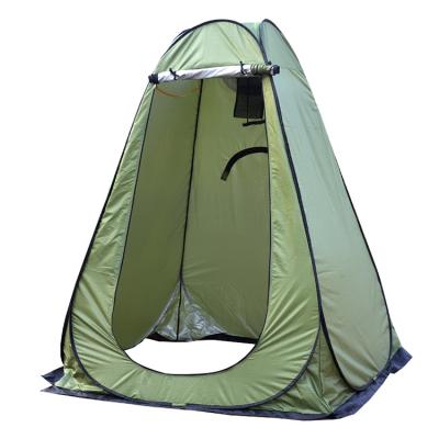 China In Stock Camping High Quality Outdoor Windproof Noise Up Portable Polyester Taffeta Cloth Changing Toilet Shower Tent for sale