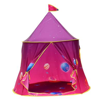 China Hot Selling Outdoor/Indoor Folding Kids Teepee Rose Space Tent Outdoor Garden Play House Child Camping Tent Toy for sale