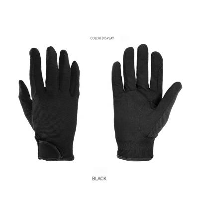 China New Product Unisex Fashionable Style Full Finger High Elastic Fit Protect Touch Screen Equestrian Riding Gloves for sale