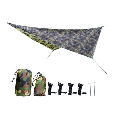 China Priece Big Bottom Canopy High Quality Camping Eco-friendly Family Hiking Outdoor Tarp Beach Tent Diamond Canopy for sale