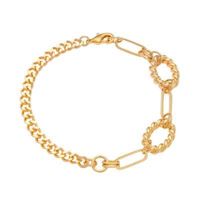 China CLASSIC Fashion Jewelry Link Chain Bracelet Gold Charm Bracelet for sale