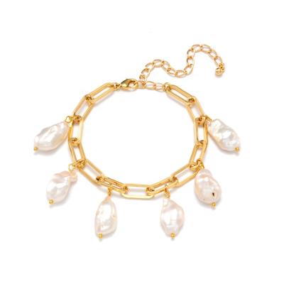 China FASHIONABLE new design women kids bracelet jewelry natural pearl bracelet charm beaded bracelets for sale