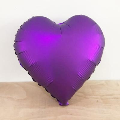 China Birthday Party Decoration Wedding Valentine's Day Foil Balloons Hit 18 Inch Heart Party Decoration Heart Foil Metallic Foil Balloon for sale