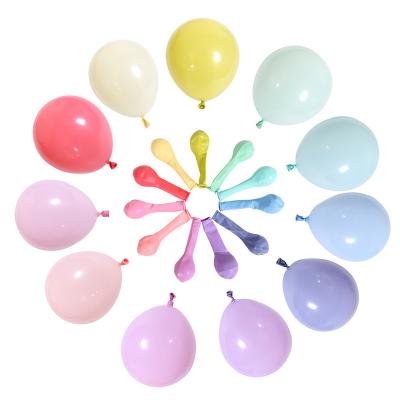 China Hot Sale Latex Balloon Latex Balloon 5 Inch Mini Macaron Candy Colorful Latex Balloon For Kids Birthday Wedding Party for sale