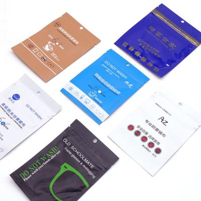 China Anti-fog ; Wholesale Free Cloth Reusable Microfiber Anti Fog Lens Scratch Scratch Anti Fog Cleaning Cloth For Glasses for sale