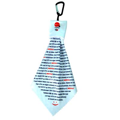 China Zigzag edge; corner round; laser cut branded cloths best microfiber phone cloth large sublimatoth lense clothion white lense cloth glass cleaning cloth key chain for sale