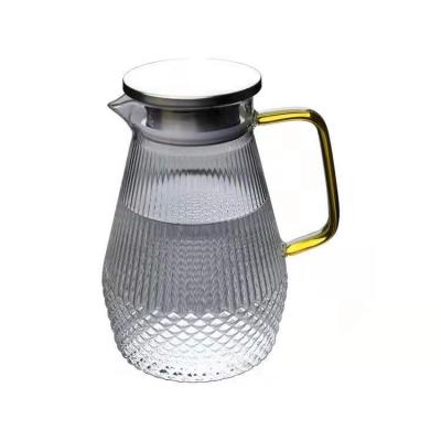 China HOT SALE 1500ml-2000ML NEW SUSTAINABLE PITCHER Morden Home Decorative Arabic Teapot Kettle And Cup Set Hot In Amazon for sale