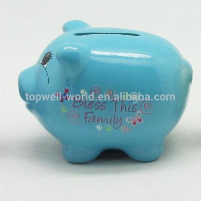 China Fashionable Colorful Ceramic Coin Bank Ceramic Piggy Bank for sale