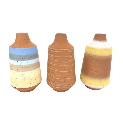 China Hot Sale Modern Ceramic Pot Home Unique Gift Vase Flower Decoration Modern Ceramic Vases for sale