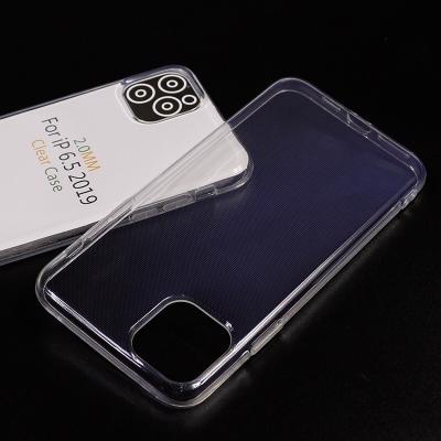 China good quality 2mm thickness TPU transparent soft clear phone case Anti-drop protect cover soft cases for iphone 13 11 pro 7 8 max plus XS for sale