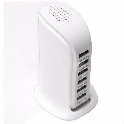 China Mobile Phone for Phone Hot Samsung USB Tower Power Adapter 6-Port Charger for Mobile Phone Data Hub Splitter Fast Charging for sale