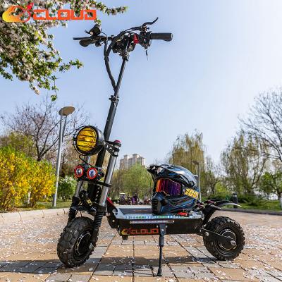 China CLOUD V7 Electrico Electric Scooter 100KM/H Two Wheels 5600W Unisex E-scooter Foldable Scooter Fastest for sale