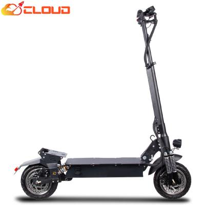 China Unisex CLOUD 2400w 10 inch dual motor e-scooter 52v electric scooter for adult with seat folding scooter electrico electric scooter for sale