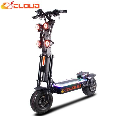 China Electrico CLOUD X13 120KM/H 8000W 13Inch Unisex Adult Seat E-scooter Fast Folding Scooter Electric Scooter for sale