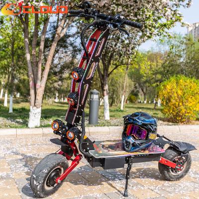 China Elektrikli Unisex Powerful Foldable Scooter Adult 13Inch 6000W 7000W Seat E-scooter CLOUD Electric Scooter for sale