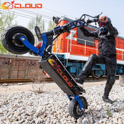 China Unisex CLOUD E8P Fast 100KM/H With Suspensions Elektrikli Electric Scooter 7000W Double Motor Scooter for sale