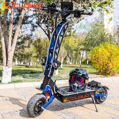 China CLOUD E8P Unisex Powerful Adult 5600W 7000W 2 Wheels Foldable E Scooter Electrico Electric Scooter for sale