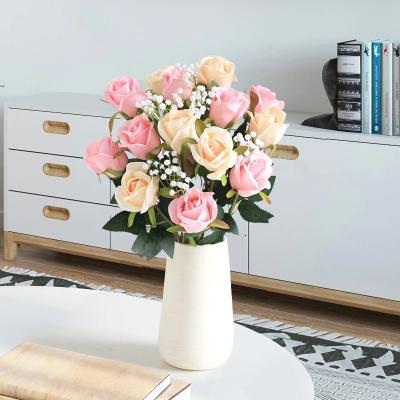 China Wedding Flower Arrangements Wholesale Artificial Silk Peony Flower Peony Flower Home Decor Living Room Artificial Peony for sale