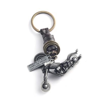 China Customized Wholesale Popular And Popular Rise Vintage Woven Necklace,Adjustable Metal Leather Keychain for sale