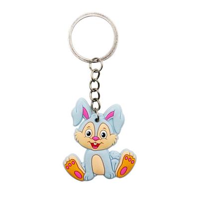 China Increasing Pet Cute Dog Print Charm Animal Chain Key Chain For Keys Ring Hang Buckle Gifts Car Key Pendant for sale