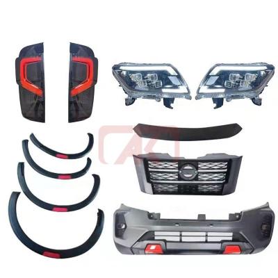 China Auto Accessories Plastic Front Bumper Facelift Upgrade Body Kit For Nissan NP300 2016-2021 for sale