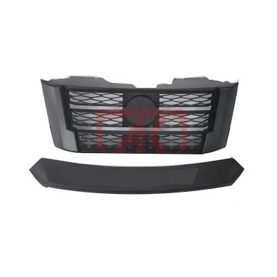 China ABS Auto Aftermarket ABS Modified Grills Black Painted Front Grill For Nissan Navara Np300 2021 for sale