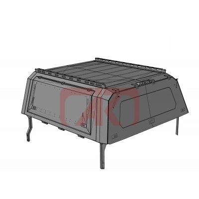 China Hardtop Topper Camper Steel Aluminum Ute Waterproof Dustproof Customized Canopy For Toyota Tundra 2018-2022 for sale