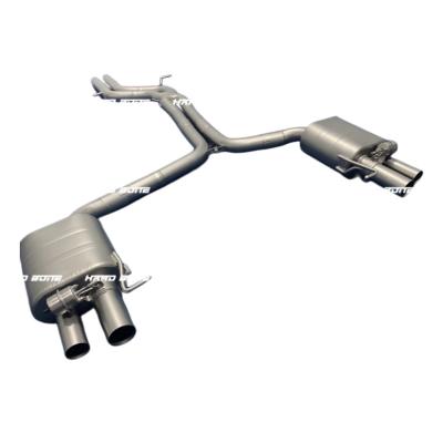 China Automotive Outstanding Exhaust System Quality Catback Exhaust System For Audi A6 3.0T for sale