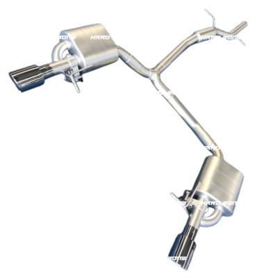 China Hot Sale 304 Stainless Steel Automotive Exhaust System Catback Exhaust System For Audi Q5 for sale