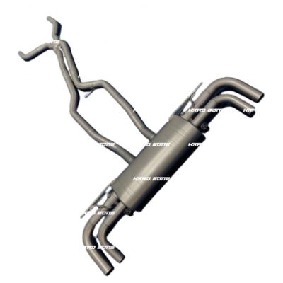 China Hot Sale 304 Stainless Steel Automotive Catback Exhaust System For Porsche Cayenne 4.8 for sale