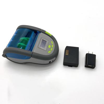 China Black and white mini barcode small label sticker handheld thermal printer for shipping portable BT radio for sale