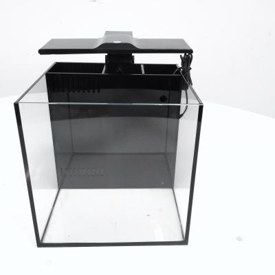 China Hot Selling Customized 2022 Sizes Viable Marine Aquarium Fish Nano Tank Desktop Sets Ultra Clear Glass for sale