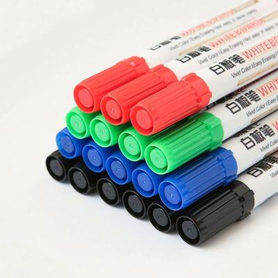 China Best Quality 2022 Best Whiteboard Marker Pen Easily Erase Colorful Tip Wholesale Odorless Fine Dry Erase 14.9*1.7cm for sale