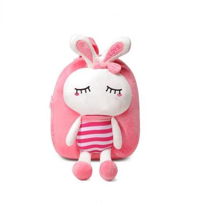 China Other Girls Plush Toy Rabbit Backpack Wear-resistant Children's 3d Plush Backpack Breathable And for sale