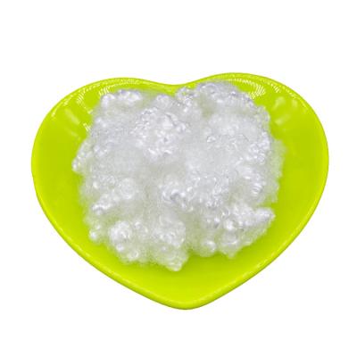 China Deformation Recycled Cavity Conjugated Silicon HCS Polyester Fiber 7D / 15D * 64MM Raw Material For Sofa / Pillow Filling for sale