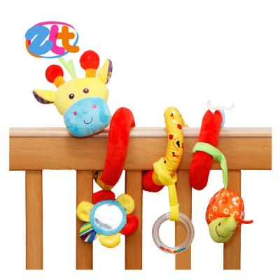 China Cute Baby Activity Hutch Gift Toy Wholesale Plush Spiral Toy for sale