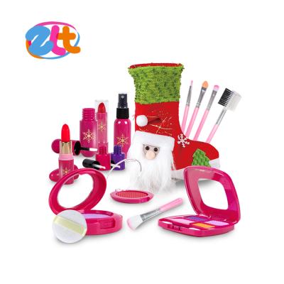 China 2021 New Hot Selling Christmas Plastic Children Educational Pretend Make Up Game Toy Play Set for sale