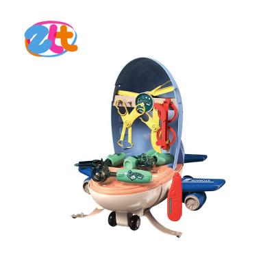 China Plastic Happy Interesting Portable Kids Airplane Pretend Play Doctor Set Toys for sale