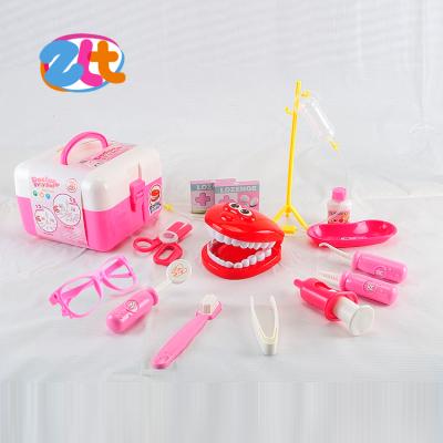 China Safety Doctor Kit Pretend Play Plush Dentist Toys For Kids for sale