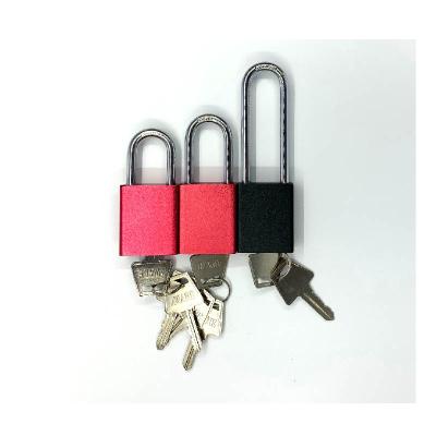 China High Security Custom Logo Colored Aluminum Padlock Shackle From Workshop China Supplier for sale