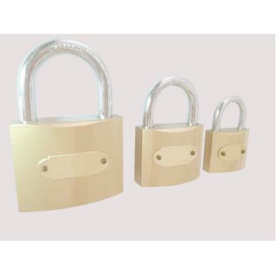 China Factory Direct Word High Quality Copper Padlock Factory Workshop China Supplier Single Open Open Copper Padlock for sale